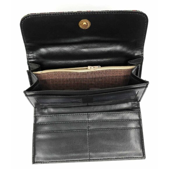 SOLD!!Traditional Turkish Carpet Pattern Tapestry Fabric Wallet or Clutch SOLD!! - Picture 3 of 5